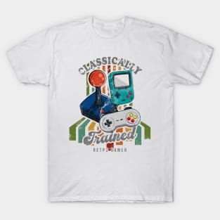 Classically Trained Retro Gamer T-Shirt